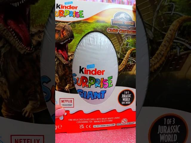 ASMR UNBOXING Dinosaur YUMMY Egg REVIEW ️#shorts #asmr #jurassicworld #egg #chocolate #dinosaur