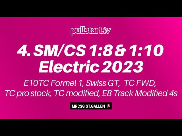 4. SM/CS 1:8 & 1:10 Electric 2023 // Saturday – Practice & Q1-Q2 // MRCSG St.Gallen 