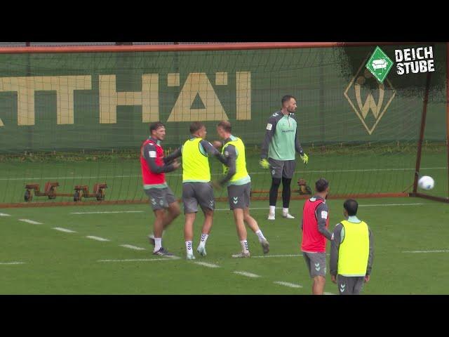 Rangelei zwischen Amos Pieper und Niklas Stark: So lief das erste Werder-Training vor Hoffenheim!