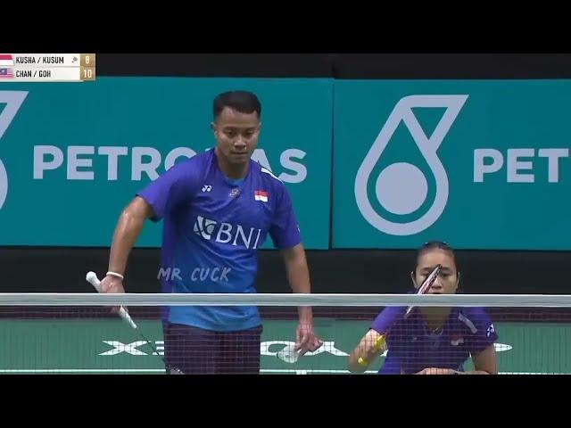 Rehan Naufal Kusharjanto Lisa Ayu Kusumawati vs Chan Goh   Badminton Petronas Malaysia Open 2023