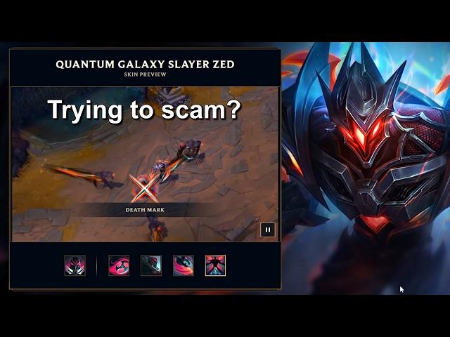 Riot leaked NEW ZED R FEATURE?! (120$ Zed Skin Accident)