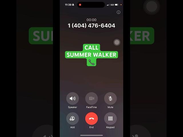 SUMMER WALKER +1 (404) - 476 - 6404 #music #bangmyline