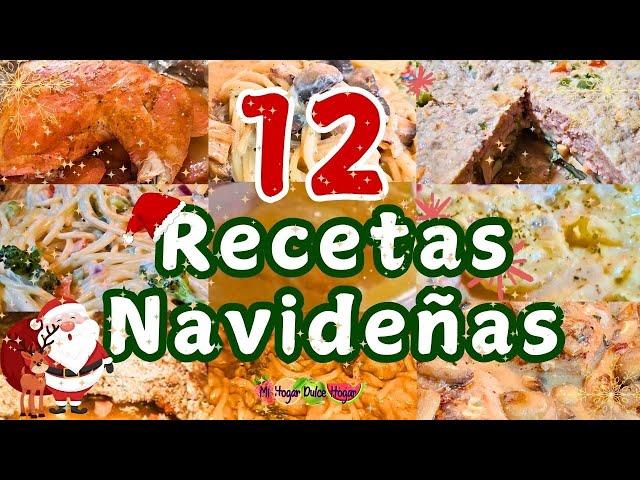 12 RECETAS NAVIDEÑAS FACILES ¡SIN HORNO! #mihogardulcehogar #recetasnavideñas  #cenasnavideñas