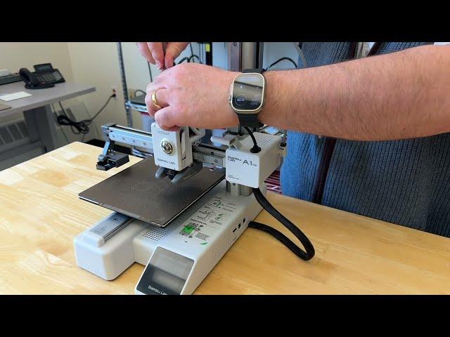 Unbox, set up, and calibrate the Bambu Lab A1 Mini