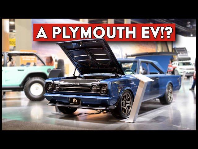 The Big Bad MOPARs Of SEMA Crush It | MOPAR Booth Walkaround