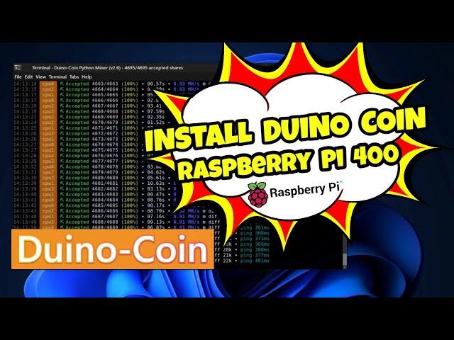 Duino Coin - How to Install on Raspberry Pi 400