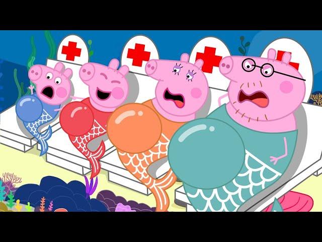 What Happened...Peppa's Family a Mermaid? | Peppa Pig Funny Animation