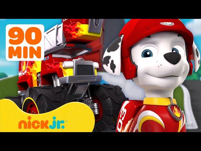 PAW Patrol Rescue Wheels Adventures! #2 w/ Marshall  90 Minutes | Nick Jr.