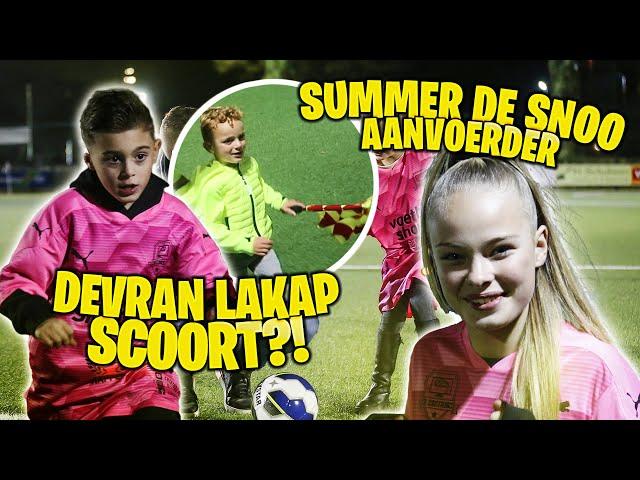 Summer de Snoo aanvoerder. Luciano Charrak vlagt. Devran Lakap scoort?!