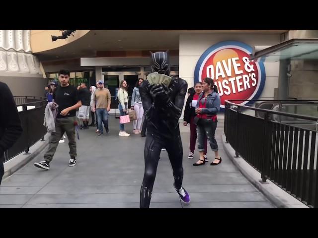 Black Panther Shocks The Crowd With Moves