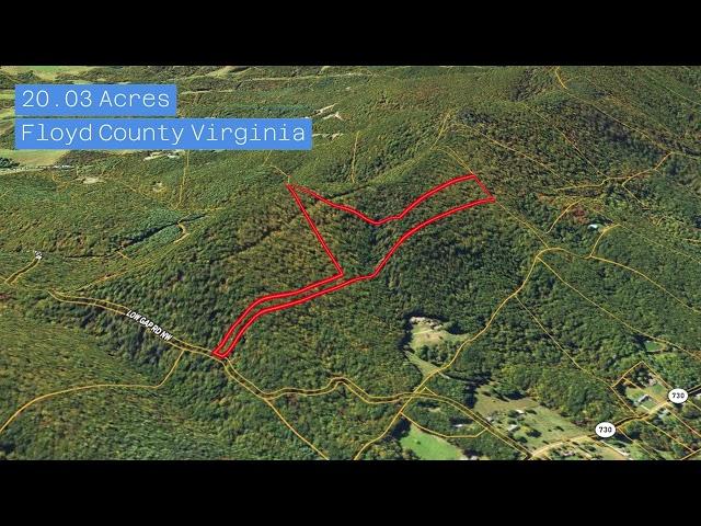 20 Acres For Sale in Floyd County Virginia!