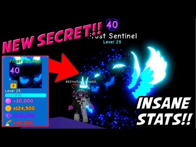 ️Frost Sentinel️*NEW* BEST SECRET PET!! | Bubble Gum Simulator (Roblox)