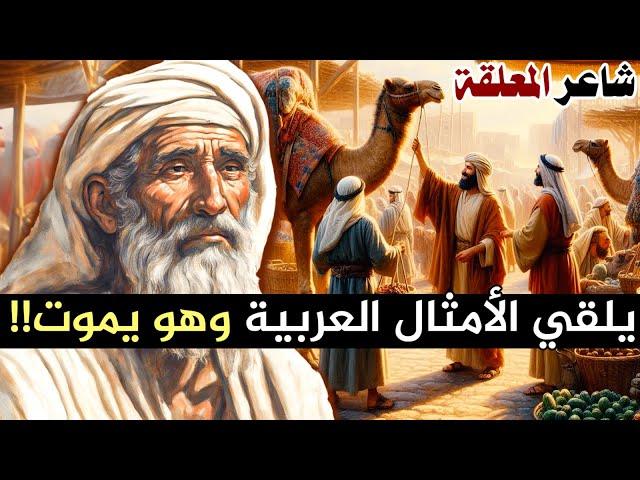 قصة الشاعر الذي أخذت العرب منه الأمثال وهو يموت!!! شاعر المعلقة (نهايته الأليمة)