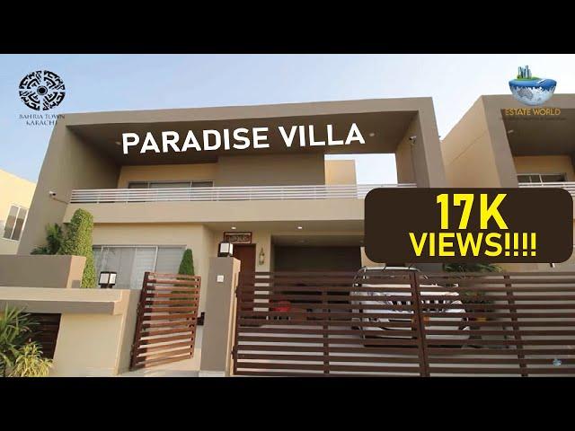 PARADISE VILLA BAHRIA TOWN KARACHI [ BAHRIA TOWN KARACHI ] [ ESTATE WORLD ]