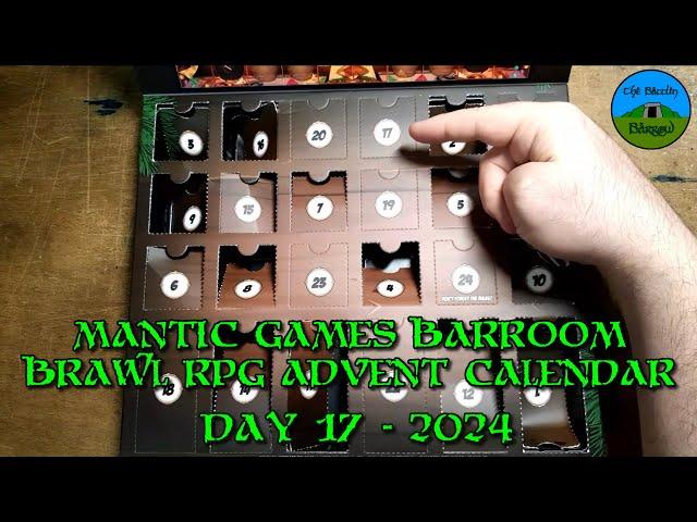 Mantic Games BarRoom Brawl RPG Advent Calendar Day 17 - 2024