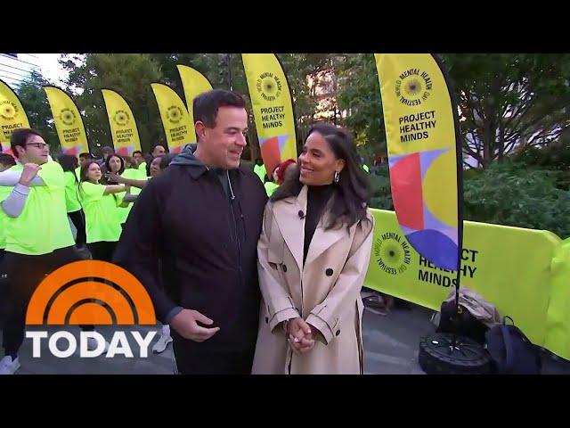 Carson Daly, Sanaa Lathan talk World Mental Health Day 2024