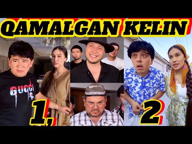 QAMALGAN KELIN #1,2,?_SERIA (MITTIVINE,BOBUR MANSUROV #rek #bravo #comedy #funny #vaynlar