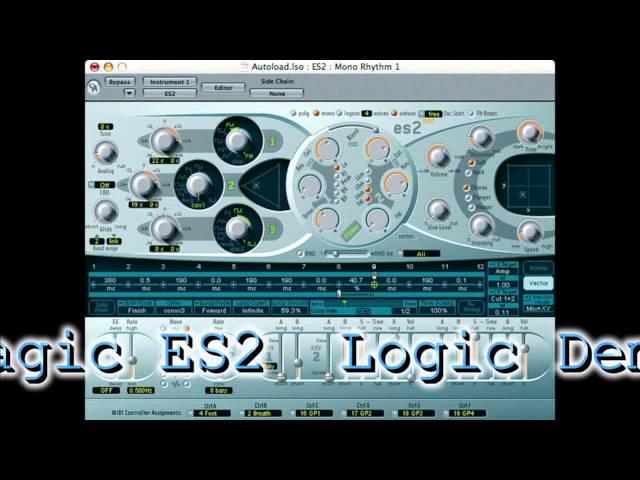 Emagic ES2  Synthesizer - Demo