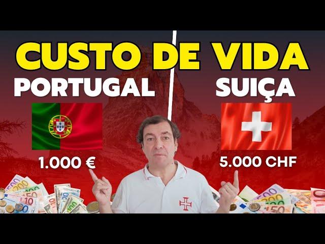 Viver na Suíça é mais caro que viver em Portugal?