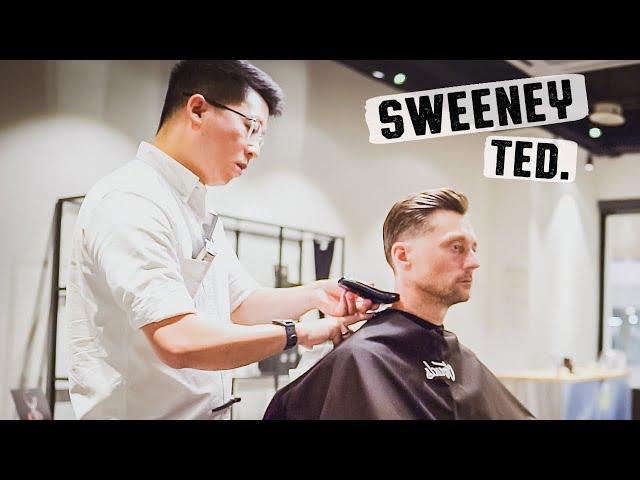  Relaxing 1-hour Haircut Finished with a Citrus-Scented Hot Towel | Sweeney Ted Barbershop Malaysia