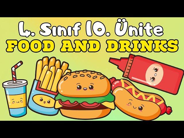 4.SINIF İNGİLİZCE 10.ÜNİTE KELİMELERİ VE KONU ANLATIMI | FOOD AND DRINKS