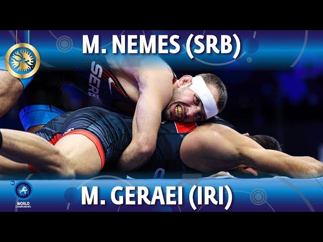 Mate Nemes (SRB) vs Mohammadreza Abdolhamid Geraei (IRI) - Final // World Championships 2022 // 67kg