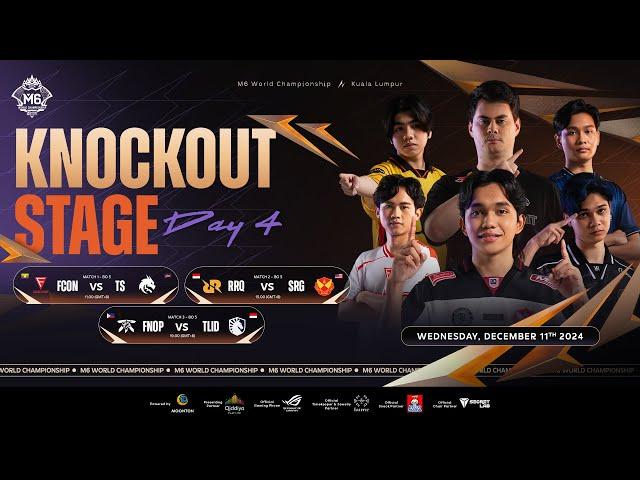  LIVE | MLBB M6 World Championship | Knockout Stage Day 4