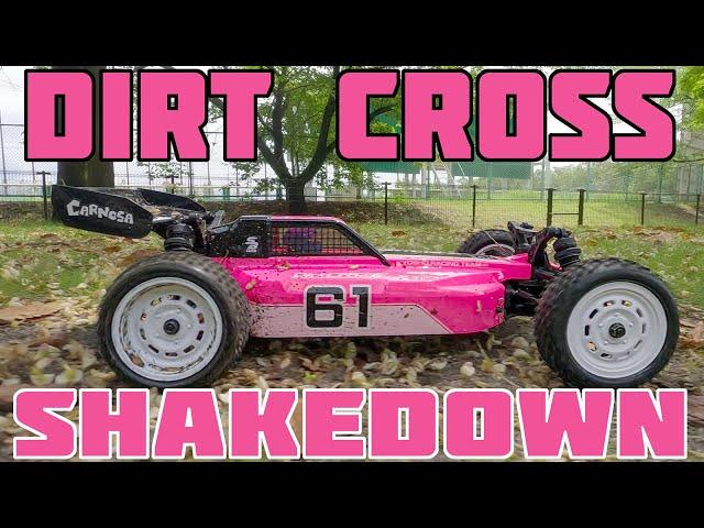 Kyosho Lazer SB Dirt Cross Shakedown Run レーザーSB ダートクロス (Best viewed in 4K on a big screen)