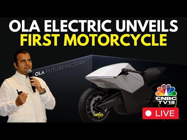 LIVE: Ola Electric Launches E-Motorcycle Series 'Roadster' @ ₹74,999 | Ola Electric Bhavish Aggarwal