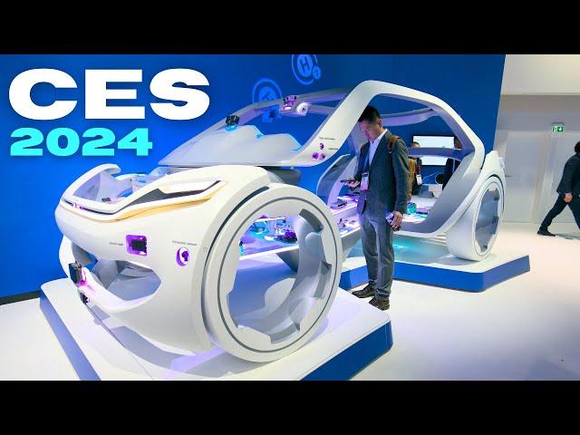 CES 2024: Explore Tech East! 4K Booth Tours & Day 1 Highlights!