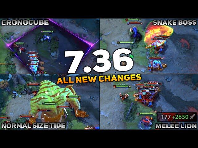 All New Buffs and Abilities in 7.36 Patch For All Heroes| Dota 2 New Patch