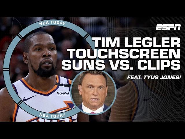 Tim Legler TOUCHSCREEN feat. TYUS JONES  + How INTIMIDATING was the Intuit Dome?  | NBA Today