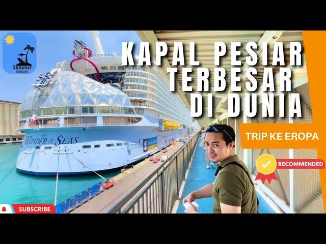 KAPAL PESIAR TERBESAR DI DUNIA. ROYAL CARIBBEAN WONDER OF THE SEAS. CRUISE SHIP TOUR 2022 #cruise