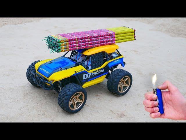 Experiment: Monster Truck and Fireworks