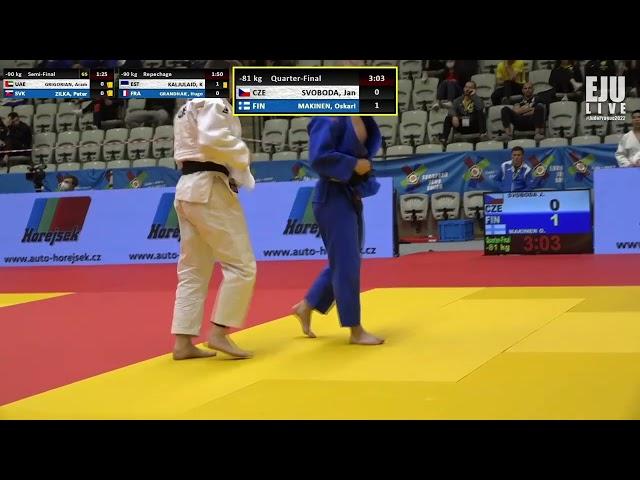 2022 Prague Quarter 81 kg Svoboda Jan CZE vs  Makinen Oskari FIN