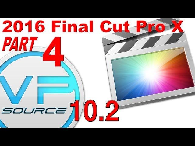 4. Final Cut Pro X | Create Library on EXTERNAL HARD DRIVE 10.2
