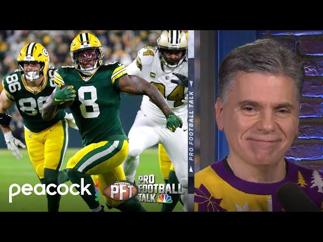 Packers secure shutout victory vs. Saints to clinch playoff spot | Pro Football Talk | NFL on NBC