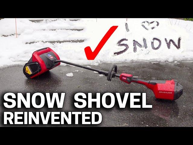 EASY way to SHOVEL SNOW | Power Shovel 60V Toro