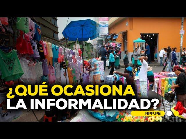 ¿Qué factores ocasionan la informalidad en el Perú? #ADNRPP | ENTREVISTA