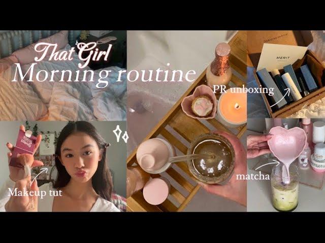 My Selfcare Saturday Morning Routine🫧|| -Grwm, Makeup tut, Pr Unboxings, Skincare - Vixctoria