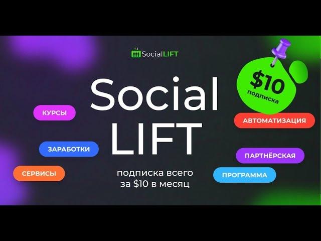 Social Lift   Регистрация и первые шаги. Пассивный доход без приглашений для Инвестора