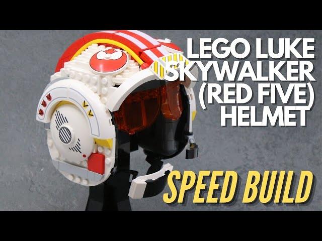 LEGO 75327 Luke Skywalker (Red Five) Helmet speed build