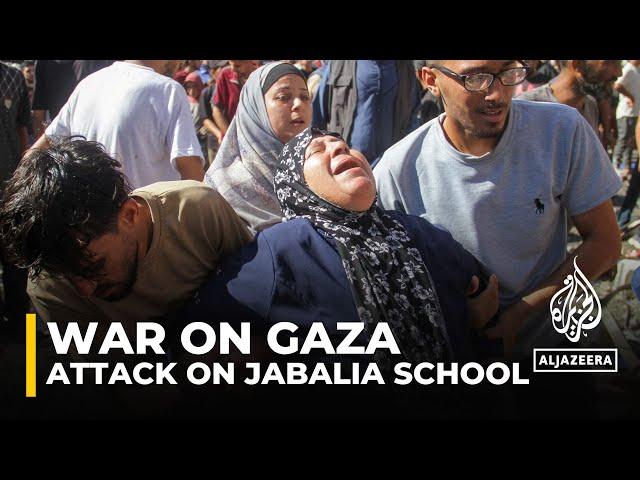 Jabalia school attack: At least 15 Palestinians killed in Israeli assault