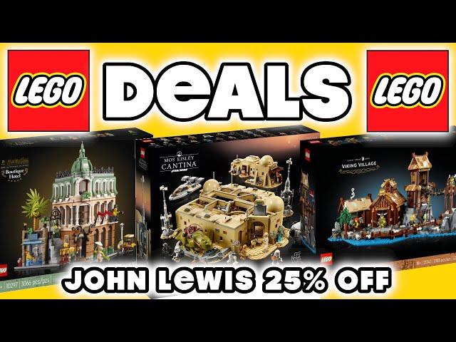 LEGO DEALS - JOHN LEWIS 25% OFF - 10TH DEC 2024