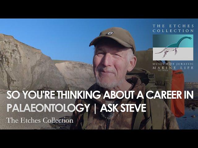 SO YOU'RE THINKING ABOUT A CAREER IN PALAEONTOLOGY | ASK STEVE