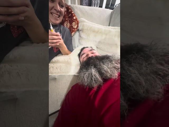 Sasha prank dad with fake nails 