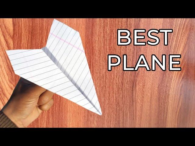 Make a Paper Plane that flies far| aeroplane fly| Paper airplane | Paper Plane banana #392