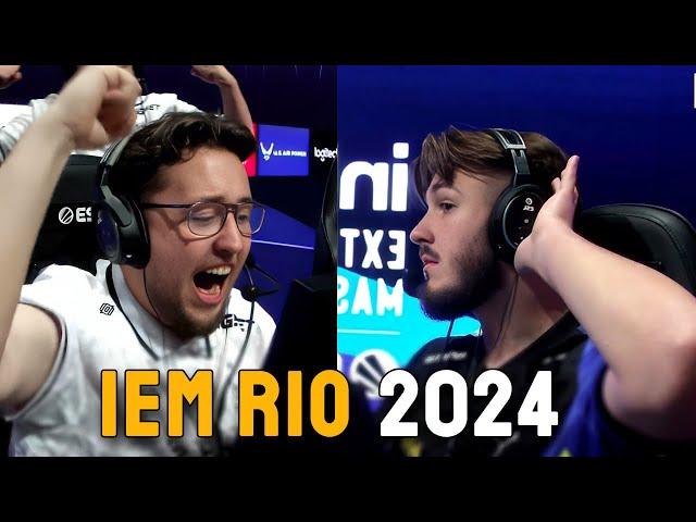 CRAZY MOMENTS IEM RIO 2024⭐ (CS2 2024 Highlights)