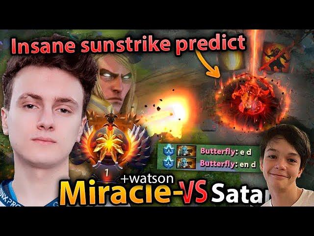 MIRACLE shows TOP 1 Rank and SATANIC why he is the INVOKER GOD of dota 2