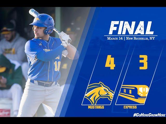 Monroe Mustangs Baseball Rallies Late to Defeat Monroe Express - March 14, 2022